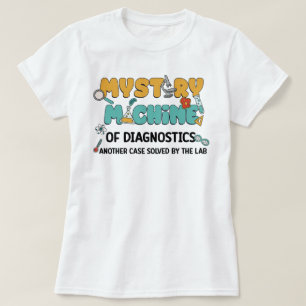 Mysteriet Maskin Science Lab Funny Microbiology T Shirt