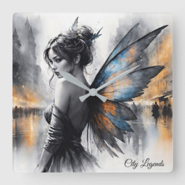 Mysteriet vingar från den mjölkliknande staden som fyrkantig klocka