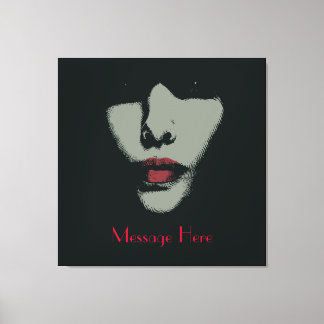 Mysteriet Woman Wrapped Canvas
