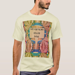 Mysterik Me Psychedelic-Roligt T Shirt