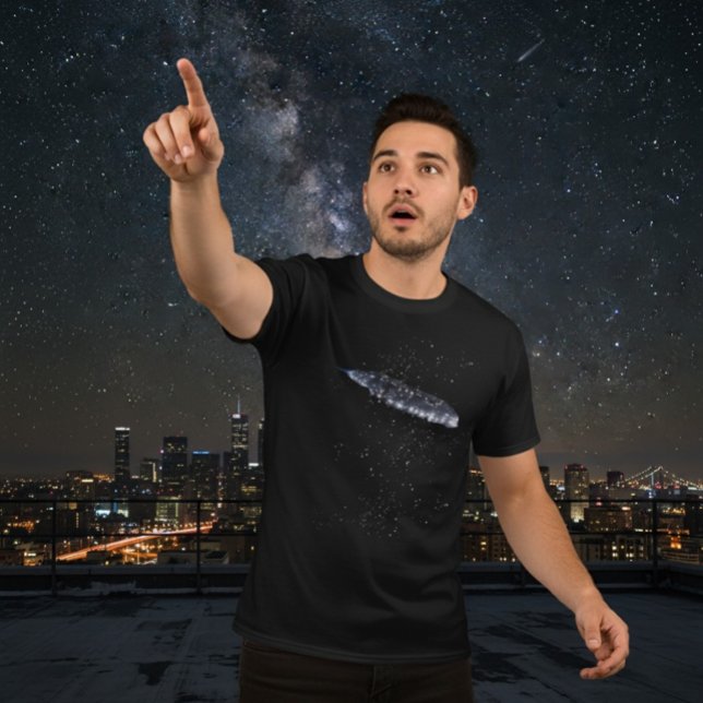 Mysterious 3i Atlas Rymdskepp Kosmisk Mörker T Shirt (Skapare uppladdad)