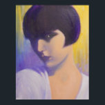 MYSTERIOUS ART DECO DAM POSTER<br><div class="desc">Ursprunglig akrylmålning av en mystisk och vacker konst deco dam ... ... ..en charmig porträtt som passar in med contemporaryns dekoration och ser perfekt i ett pulverrum,  sovrum eller var du än väljer att ställe det. En underbar gåva till dem som kärlek vintage är på modet dam.</div>
