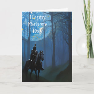 Mysterious Black Knight i Moonlit Forest Kort