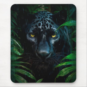 Mysterious Black Panther Jungle Wildlife Design Musmatta