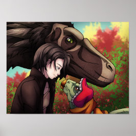 Mysterious Forest Friends Poster