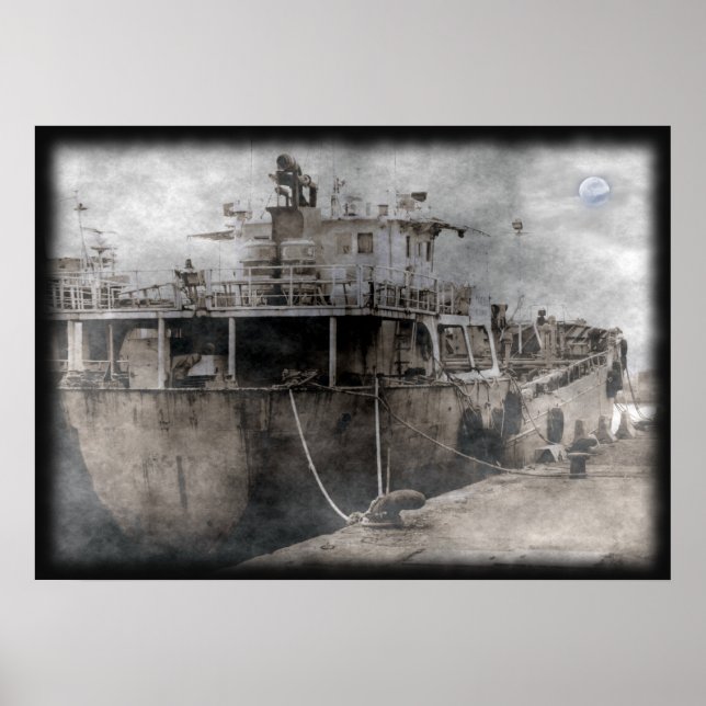 Mysterious Ghost Frakt Poster (Framsidan)