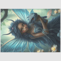 Mysterious Gothic Dragon Fairy