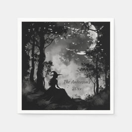 Mysterious Halloween Natt Anpassningsbar Pappersservett