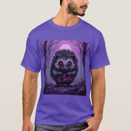 Mysterious Hedgehog in Spooky Forest T Shirt