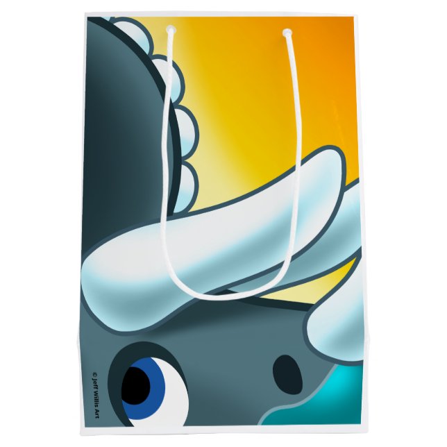 MYSTERIOUS HORNED DINOSAUR av Jeff Willis Art (Baksidan)