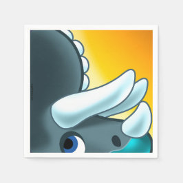 MYSTERIOUS HORNED DINOSAUR av Jeff Willis Art Pappersservett