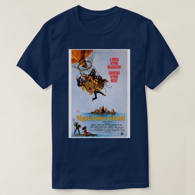 Mysterious Island 1961 T Shirt (Design framsida)