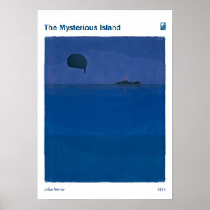 Mysterious Island Jules Verne Poster