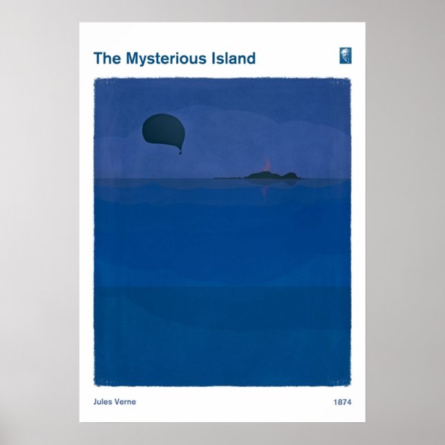 Mysterious Island Jules Verne Poster (Framsidan)