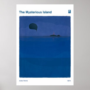 Mysterious Island Jules Verne Poster