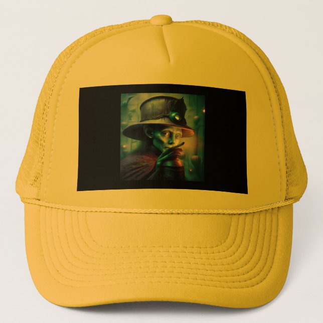 Mysterious Lady Pointing Finger At You Keps (Framsida)