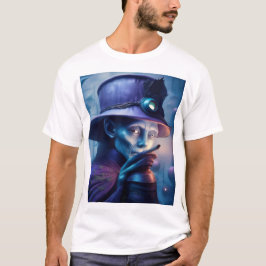 Mysterious Lady Pointing Finger At You T Shirt