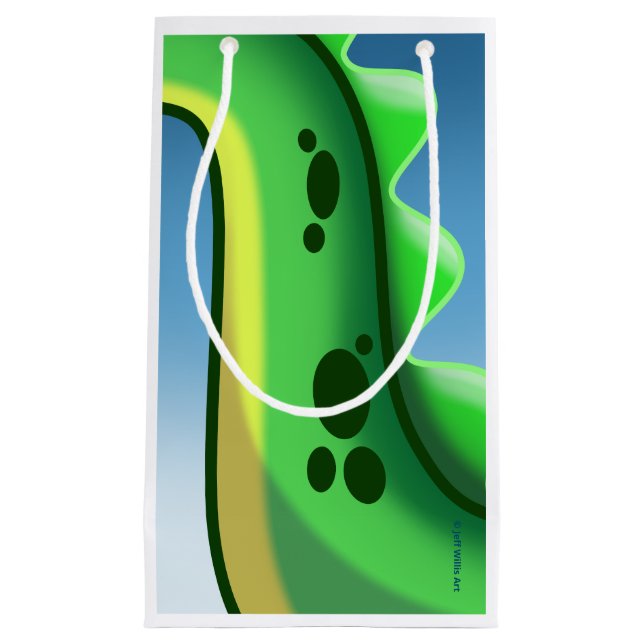 MYSTERIOUS LONG NACKE DINOSAUR av Jeff Willis Art (Framsidan)