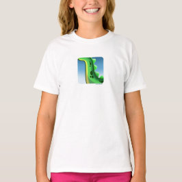 MYSTERIOUS LONG NACKE DINOSAUR av Jeff Willis Art  T Shirt