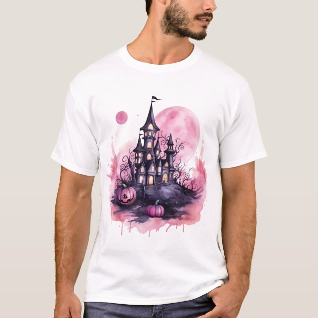 Mysterious Mansion Merch T Shirt (Framsida)