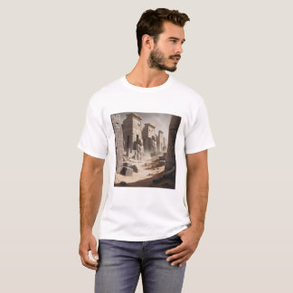 Mysterious Pencil Sketch Historical Design T Shirt