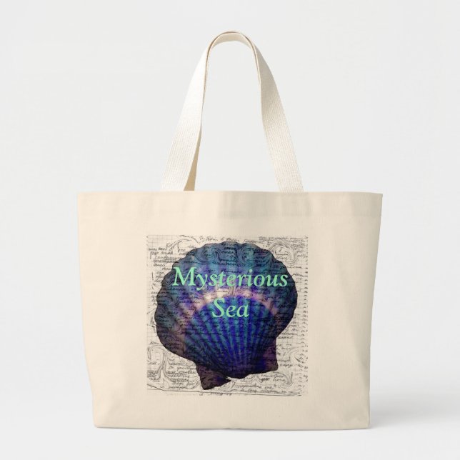Mysterious Sea Bag med ett årstidsbetingat skal Jumbo Tygkasse (Framsidan)