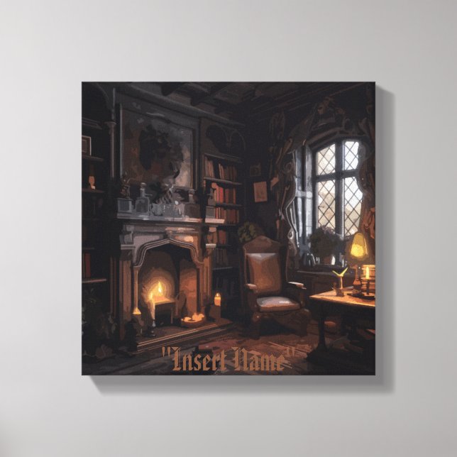 Mysterious Seaside Haunt Canvastryck (Framsida)