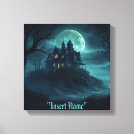 Mysterious Seaside Haunt Canvastryck