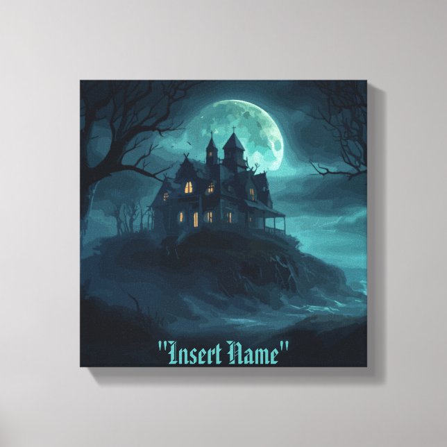 Mysterious Seaside Haunt Canvastryck (Framsida)