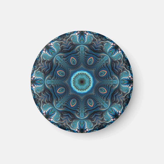 Mysterious space mandala magnet (Framsidan)