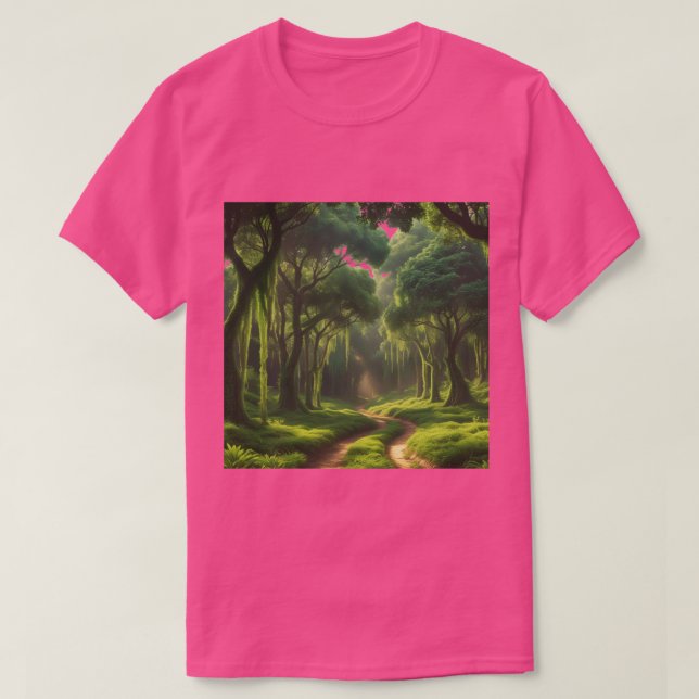 "Mysterious Väg" T Shirt (Design framsida)