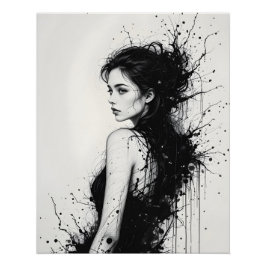 Mysterisk bakvy perfect poster