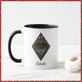 Mysterisk bronze och Black Glitter Mugg