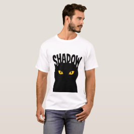 Mysterisk design med svarta kattögon t shirt