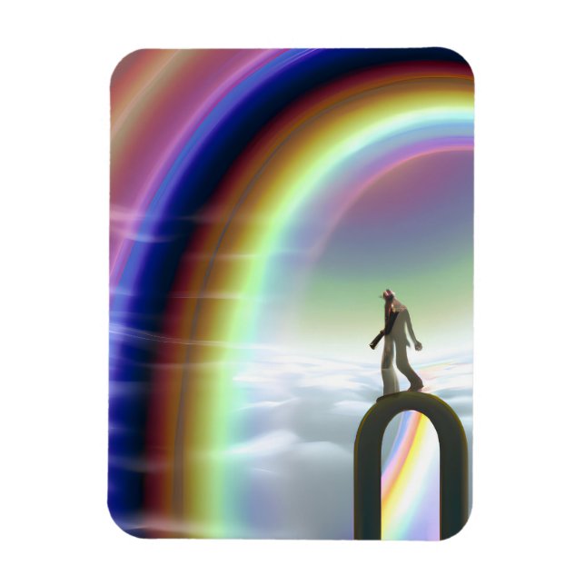 Mysterisk figur vid den interdimensionella Stargat Magnet (Vertikal)