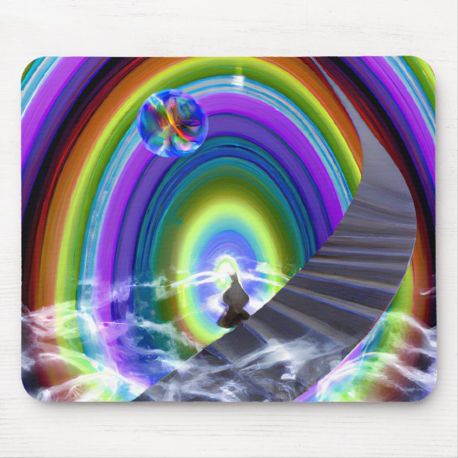 Mysterisk figur vid den interdimensionella Stargat Musmatta (Framsidan)