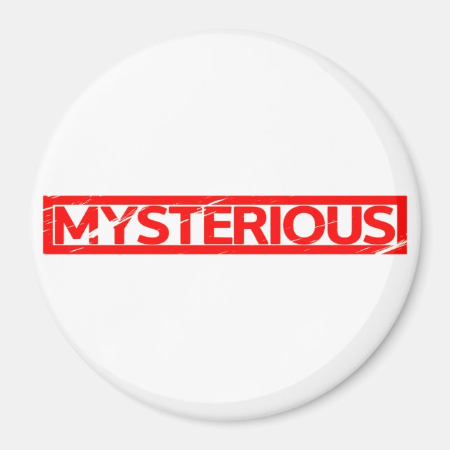 Mysterisk Frimärke Magnet (Framsidan)