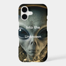 Mysterisk Grå Alien i Rymddräkt PhonPhone Fodral