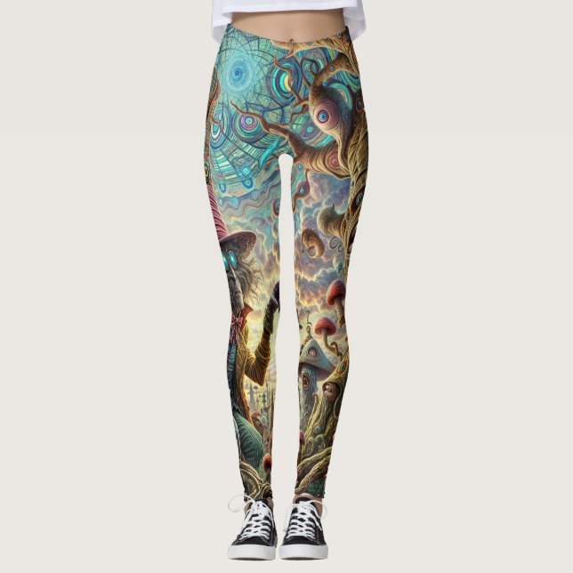 Mysterisk korv leggings (Framsida)