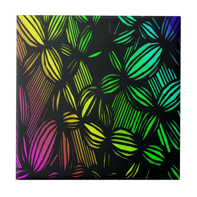 Mysterisk linjer kakelplatta (Framsidan)