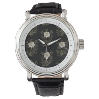 Mysterisk medeltida blomma Mönster Armbandsur