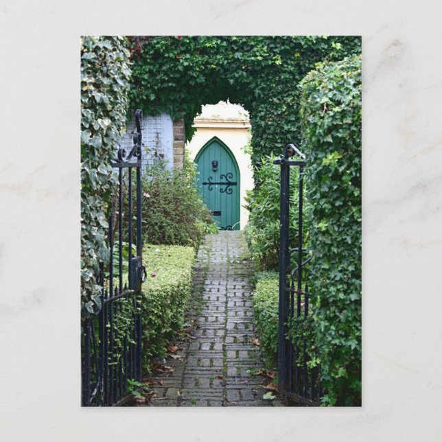 Mysterisk öppen gateway vykort (Framsida)