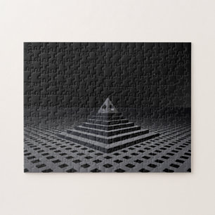 Mysterisk pyramid pussel