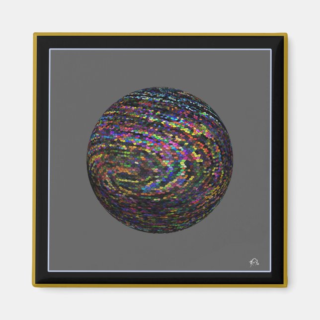 Mysterisk sfär magnet (Framsidan)