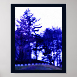 Mysterisk skog poster