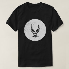 Mysterisk utformning av utomjordiskt huvud t shirt