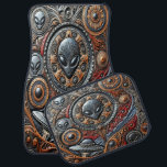 Mysteriskt Alienpåträffande i kosmetiska Realms Bilmatta<br><div class="desc">I en sjudande kosmos uppstår mystiska utomjordingar omgivna av intrikata symboler och celestial mönster.</div>