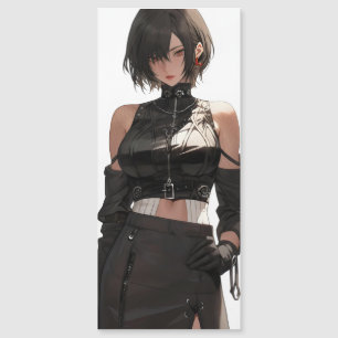 Mysteriskt Anime Girl Leather
