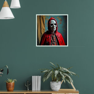Mysteriskt hågat skal Figur Poster