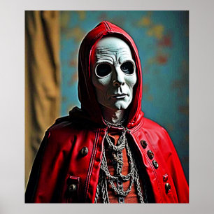Mysteriskt hågat skal Figur Poster